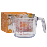 Cană sticlă gradată 350 ml